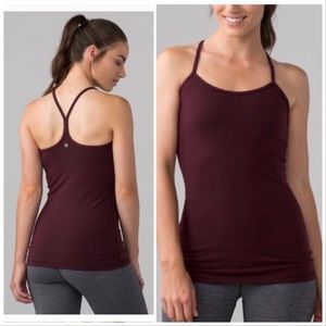 Lululemon Power Y-Tank Racer Back BuildIn Bra Top